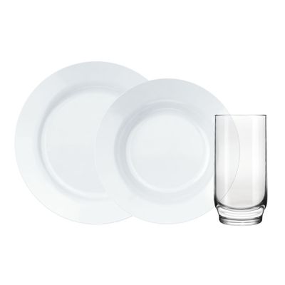Aparelho de Jantar Nadir Opaline com 12 Peças UNICA