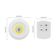 Luminaria Lampada Led Fotocelula ComControle Remoto 3 Unid