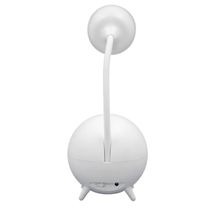 Luminaria De Mesa Decorativa USB Portatil Articulavel Abajur para Leitura Estudo Patinho Cor:Branco