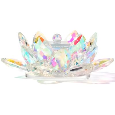 Pote de Vidro em Formato Flor de Lótus – Sofisticação para Decorar e Servir.Ideal para servir Petiscos, Sobremesa