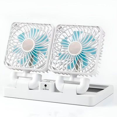 Ventilador Portátil com Painel Solar e 3 Velocidades – Dobrável e Recarregável USB