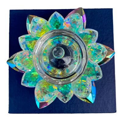 Pote de Vidro em Formato Flor de Lótus – Sofisticação para Decorar e Servir.Ideal para servir Petiscos, Sobremesa