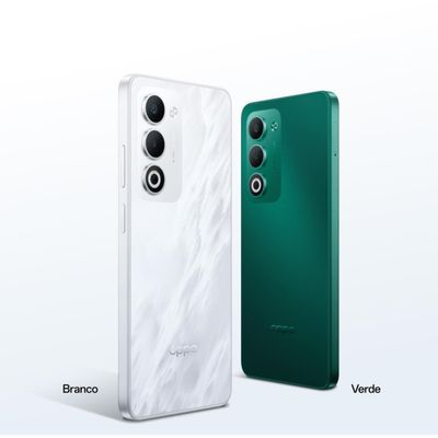 Smartphone OPPO A5 5G Tela 6.67" 256GB 8GB RAM Câmera 50MP Branco