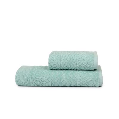 Toalha De Rosto Loft Fio Penteado Atlantica Verde UN / Verde