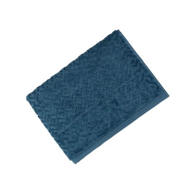 Toalha De Rosto Loft Fio Penteado Atlantica Azul UN / Azul