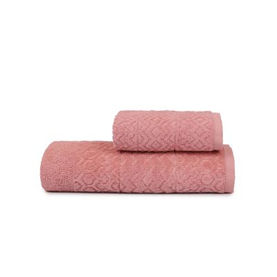 Toalha De Rosto Loft Fio Penteado Atlantica Rosa UN / Rosa