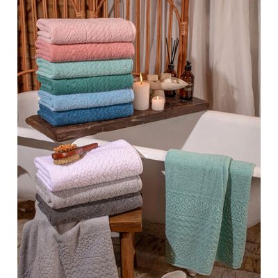 Toalha De Rosto Loft Fio Penteado Atlantica Cinza UN / Cinza