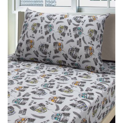 Jogo De Cama Solteiro Kids Doce Vida Cinza UN / Cinza