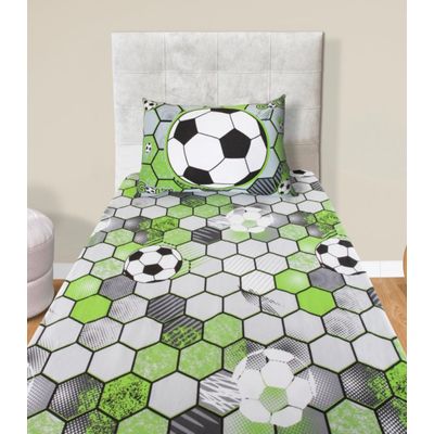 Jogo De Cama Solteiro Joy Doce Vida Verde UN / Verde