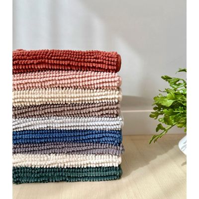 Tapete Pipoca Bolinha Toque Macio RoviHome Rosa UN / Rosa