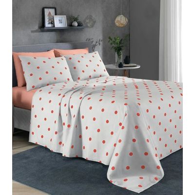 Jogo De Cama Queen Poá 150 Fios Lar E Lazer Branco UN / Branco