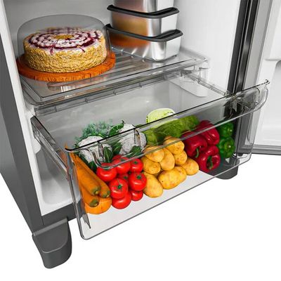 Geladeira Consul 377 Litros Frost Free Duplex - CRM44MK Inox / 110V