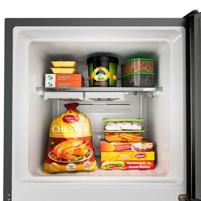 Geladeira Consul 377 Litros Frost Free Duplex - CRM44MK Inox / 110V