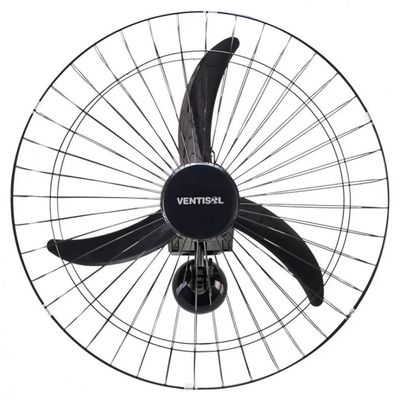 Ventilador de Parede Oscilante 60 cm Ventisol Preto / Bivolt