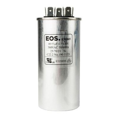 Capacitor 40 + 5 µf 380v