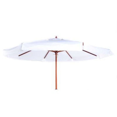 Ombrellone Madeira Cobertura Pvc 2,40m Branco Bel Lazer
