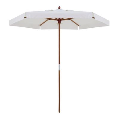 Ombrellone Madeira Cobertura Pvc 2,40m Branco Bel Lazer