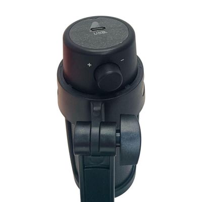 Microfone Gamer Condensador Rgb Alta Sensibilidade Preto