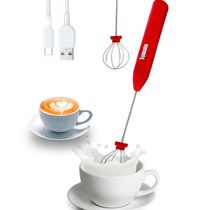 Mini Batedor Misturador Portátil De Capuccino Branco