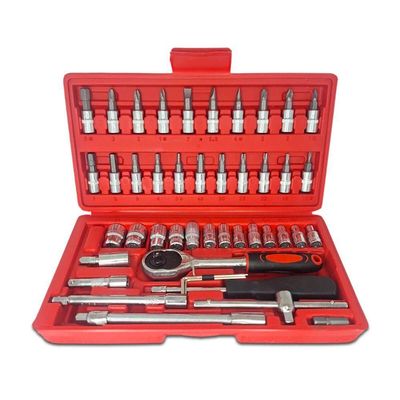 Conjunto Chaves Canhão Catraca 46 Peças