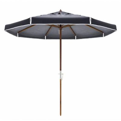Ombrellone Madeira Cobertura Pvc 2,40 Metros Preto Bel Lazer