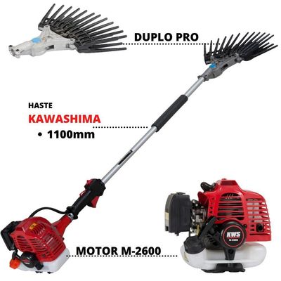 Colhedora De Café Kawashima Garra Dupla + óleo Castrol Stihl