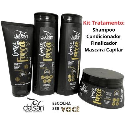 Kit Dalsan Tratamento Cabelo Cresce Com Força