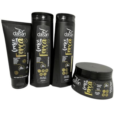 Kit Dalsan Tratamento Cabelo Cresce Com Força