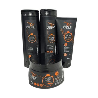 Kit Dalsan Tratamento Cabelo Jojoba Hydra Instant