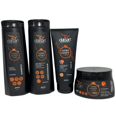 Kit Dalsan Tratamento Cabelo Jojoba Hydra Instant