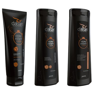 Kit Dalsan Tratamento Cabelo Jojoba Hydra Instant