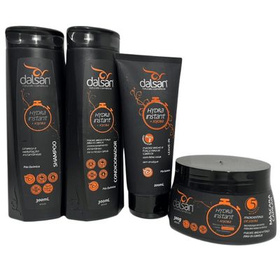 Kit Dalsan Tratamento Cabelo Jojoba Hydra Instant