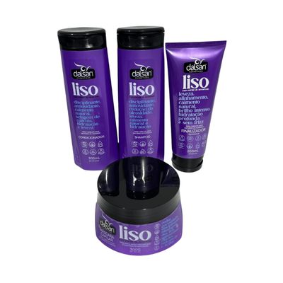 Kit Dalsan Tratamento Cabelo Liso Radiante