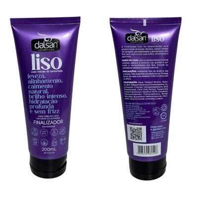 Kit Dalsan Tratamento Cabelo Liso Radiante