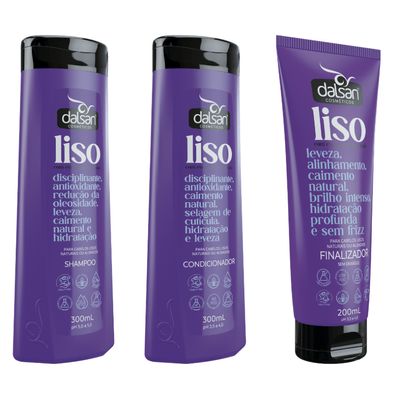 Kit Dalsan Tratamento Cabelo Liso Radiante