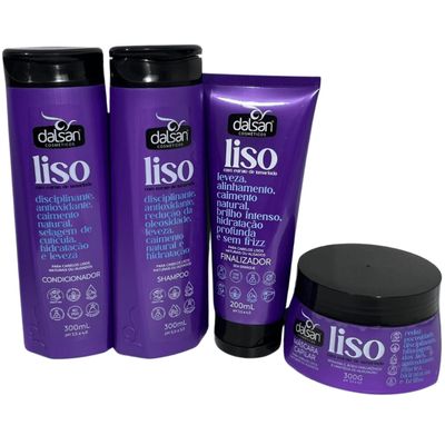 Kit Dalsan Tratamento Cabelo Liso Radiante