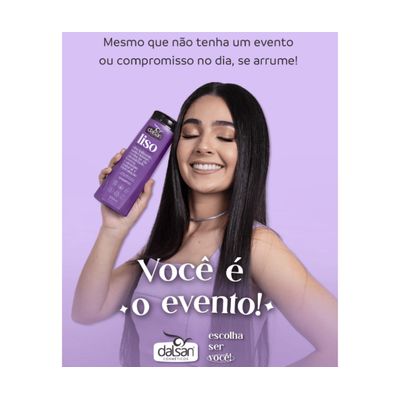 Kit Dalsan Tratamento Cabelo Liso Radiante