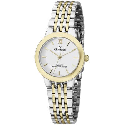 Relógio Champion Feminino Ref: Ch24035b Casual Bicolor