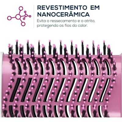 Escova Secadora Britânia 4 em 1 1300W Bivolt BELLA01 Bivolt