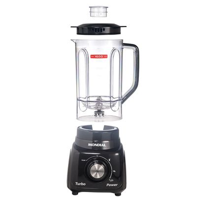 Liquidificador Mondial Turbo Power L-99 FB Preto - 127V UNICA