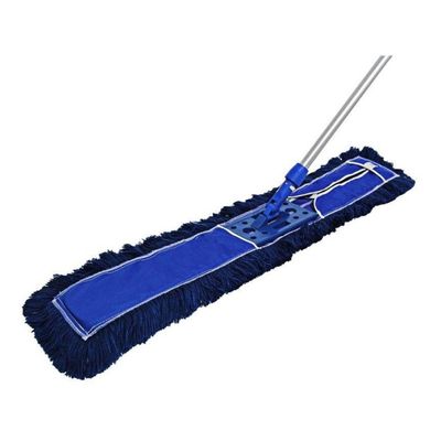 Mop Pó Profi Completo 100 Cm Armação Cabo Retrátil E Refil