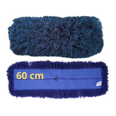 2 Und Refil Mop Pó Cabeleira Piso Seco Profi 60cm Starclean