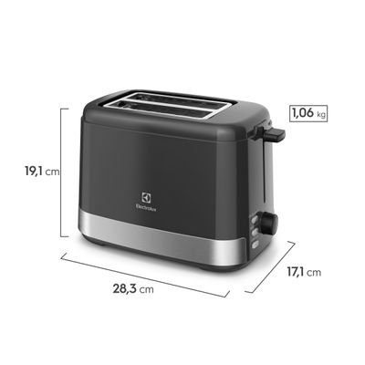 Kit Cafeteira 15 Xícaras e Torradeira Elétrica 8 Níveis Electrolux Efficient Inox (ECT10) 220V