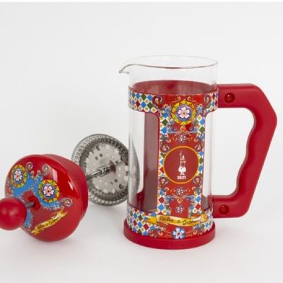 CAFETEIRA BIALETTI FRENCH PRESS DOLCE & GABBANA 350ML VERMELHO 10409001