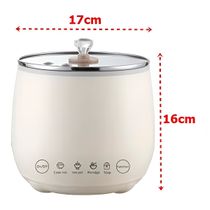 Mini Panela Elétrica Arroz Caldo Cozimento Antiaderente Voltagem:220V