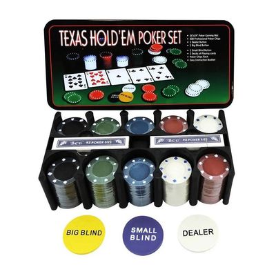 Poker Profissional Chips Jogo Com 200 Fichas