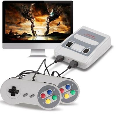 Video Game Super Mini SFC Com 620 Jogos E 2 Controles