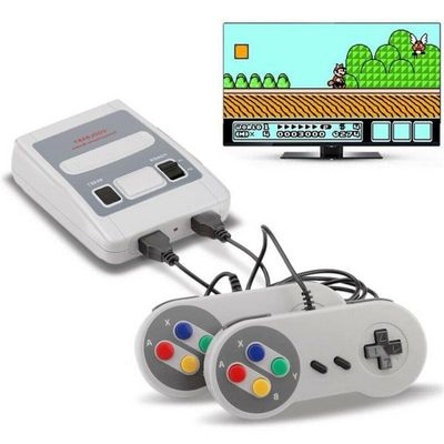Video Game Super Mini SFC Com 620 Jogos E 2 Controles