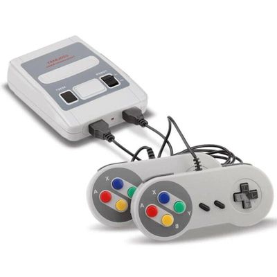 Video Game Super Mini SFC Com 620 Jogos E 2 Controles