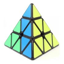 Cubo Mágico Pirâmide Pyraminx Profissional Antiestresse Quebra-Cabeça Educativo